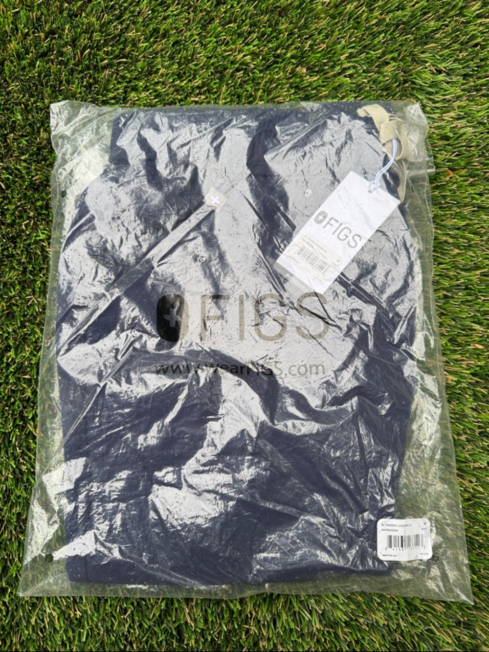 Figs Navy Track Joggers with Drawstring
